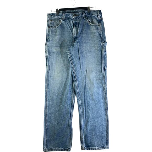 Vintage Carhartt Relaxed Carpenter Denim Jeans 36x32 - Picture 1 of 7